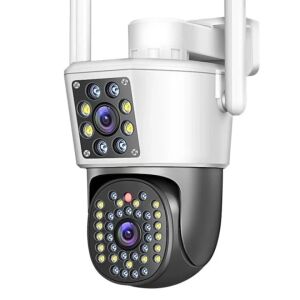 Cameră de supraveghere exterioară Full HD cu lentilă dublă, cu conectivitate WiFi și 4G. - Camere de supraveghere