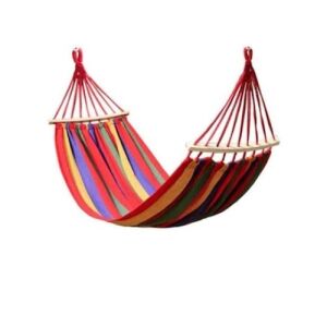 Hamac din bumbac multicolor, FOXMAG24, 200x100 cm