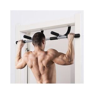 Bara tractiuni FOXMAG24, Antrenament Diverse Exercitii Manere Captusite Negru Gri