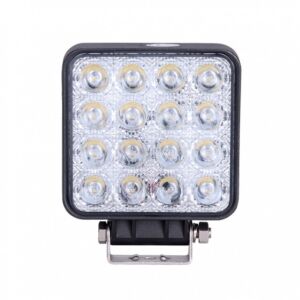 Proiector LED auto offroad 48W, 16 LED, lampă de lucru pătrată - Reflectoare și lămpi de lucru