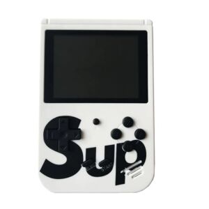 elSales ELS-SUPA Ретро преносима конзола за игри - 500 игри в 1 - Бяла - Конзола за игри