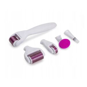 Aparat Lifting 6 in 1 Derma Roller set cu capete interschimbabile - Aparate si accesorii pentru infrumusetare