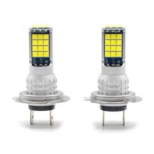 Pereche de becuri far H7 90W LED - Becuri auto