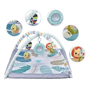 Matrac és tevékenységi központ csecsemőknek, 2 az 1-ben játszótér Könnyen tisztítható, csúszásmentes, multifunkcionális