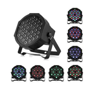 Proiector Par LED FOXMAG24, 36 LED-uri, Diverse Lumini, 110-220V, 50-120W, Design Compact, Usor de folosit, Modern, Negru 140608912 - Echipament de scenă