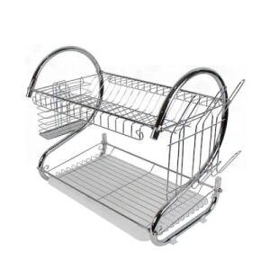 Suport vase etajat cromat, FOXMAG24, 27x39x39cm