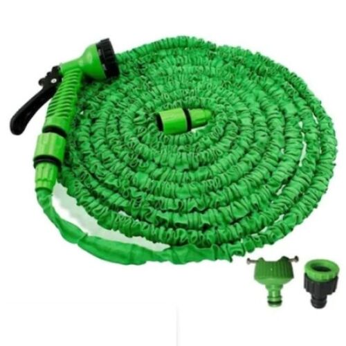 Furtun extensibil pentru gradina FOXMAG24, presiune reglabila, pistol inclus, expandabil, pulverizare rapida, 30 m