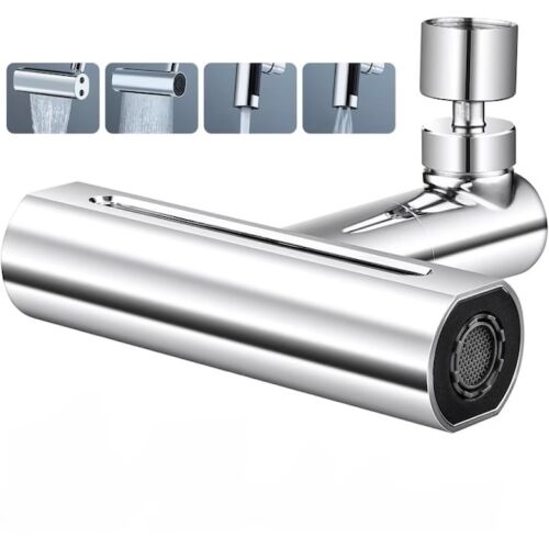 Foxmag24 csaptelep perlátor, 4 szórási mód, 360 fokos forgatás, ezüst kivitel