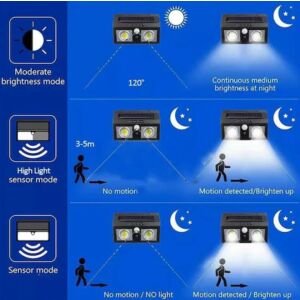 Lampa Led Cob FOXMAG24® BL-807, Incarcare Solara si senzor de miscare