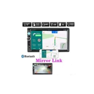 FOXMAG24 Sistem de navigatie auto cu ecran tactil de 7 inch cu Mirror Link, Bluetooth si functie de camera de rezerva - Unități principale