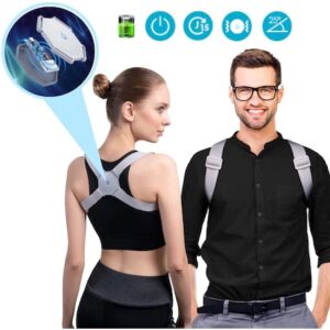 Suport corector FOXMAG24® Corector de Postura Inteligent cu Senzor de Vibratie pentru Indreptare Spate, Umeri si Coloana