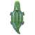 Bestway inflatable crocodile pool float, green, bottom view
