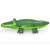 Bestway inflatable crocodile pool float, green, side view