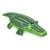 Bestway inflatable crocodile pool float, green, side view