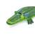 Bestway aufblasbarer Krokodil Pool Float, grün, 152x71 cm, für Kinder, mit Griff, Nahaufnahme