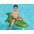 Kind reitet auf Bestway aufblasbarem Krokodil Pool Float, grün