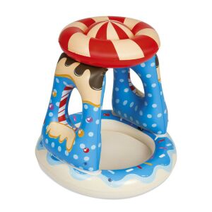 Bestway Candyville Aufblasbares Babybecken mit Sonnenschutz, isolierte Produktaufnahme - Bestway Kinderbecken & Planschbecken