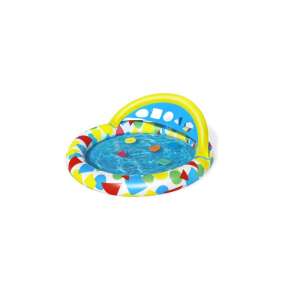 Bestway 120x117x46cm Splash&Learn Nafukovací detský bazén s vkladacími tvarmi 52378 42387720 Detské bazény