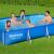 Family enjoying Bestway Steel Pro metal frame pool