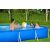 Family playing with ball in Bestway Steel Pro rectangular pool