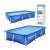 Bestway Steel Pro rectangular metal frame pool, two views