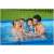 Family enjoying the Bestway Steel Pro rectangular metal frame pool