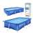 Bestway Steel Pro rectangular metal frame pool, two views
