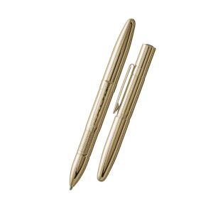 Fisher Space Pen Gold Titanium Nitride Infinium, közepes hegy, kék tinta, nyitott és zárt állapotban - Toll & Ceruza