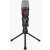 Varr gaming microphone with tripod, black