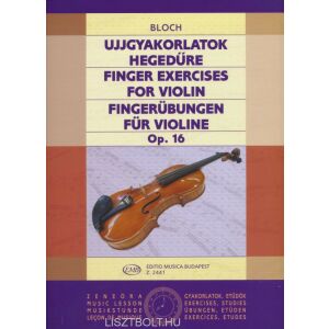 Bloch József: Ujjgyakorlatok 134741287 - Művészet & Építészet