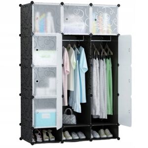 Modularer Kleiderschrank mit Kleider- und Schuhaufbewahrung - Kinder & Jugendmöbel