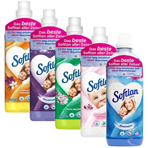 Softlan Ultra öblítő válogatás, 5 x 1 literes flakon - Öblítő