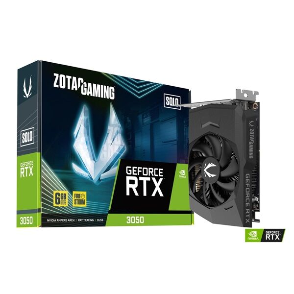 Zotac videokártya pci-ex16x nvidia rtx 3050 solo 6gb gddr6 ZT-A30...