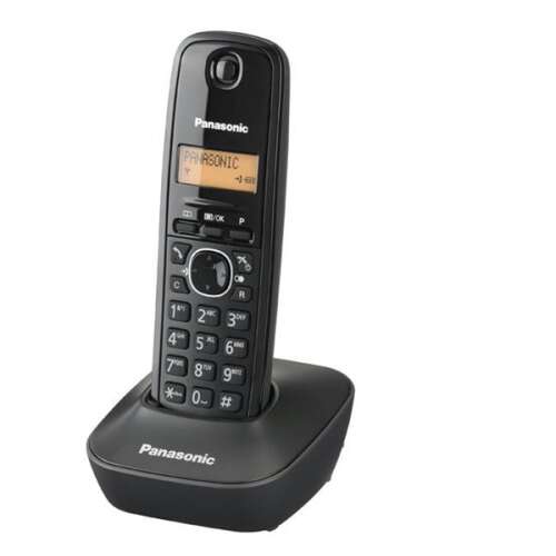 Panasonic KX-TG1611 Dect-Tischtelefon, Schwarz