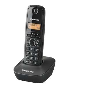 Panasonic KX-TG1611 Telefon DECT, Czarny