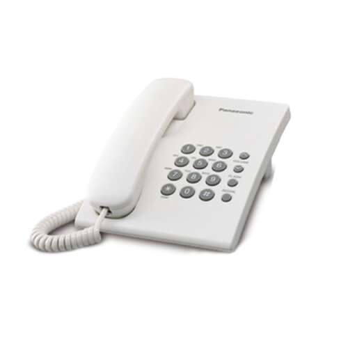 Analógový telefón Panasonic KX-TS500 biely 45587863