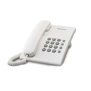 Panasonic KX-TS500 corded phone, white - Office technology