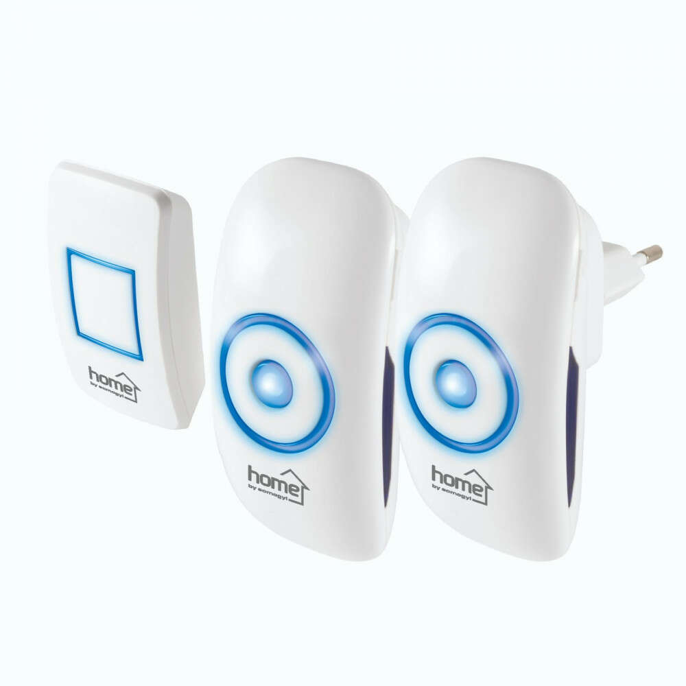 Home by Somogyi DBS 1501AC Vezeték nélküli Csengőszett, Fehér