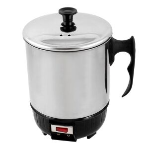 Teno® elektromos vízforraló, rozsdamentes acél, hőálló fogantyú, kis méret, 800 ml űrtartalom, szürke színű 134781773 - Vízforraló, Kenyérpirító, Szendvicssütő és Asztali grillsütő