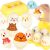 Oktaasi educational egg puzzle with animal figures and carton