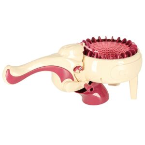 Strickmaschinen-Set mit rosa Garn - DIY Bastelspielzeug - Musikinstrumente zum Spielen, Zeichentafeln, Schreibtafeln, Schreibwaren-Sets, Kreative Spiele, Maltafeln und Filzstifte