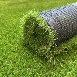 VASHOME EcoTurf műfű tekercs, DIY, sűrű, dús, élethű, 35 mm vastag, 2×5 m (10 négyzetméter)