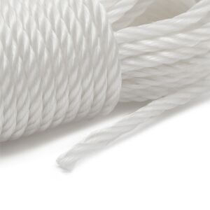 PE Wäscheleine - 15m, Weiß, Robust & Wetterfest 137935736 - Wäscheständer