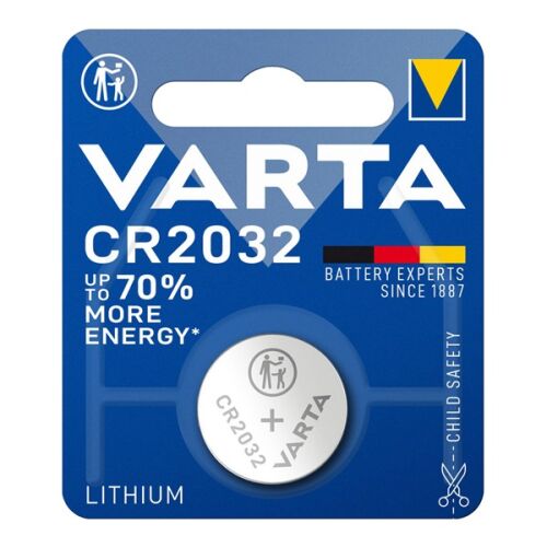 VARTA gombelem (CR2032, 3V, lítium) 1db/csomag 134801950 - Elem és akkumulátor