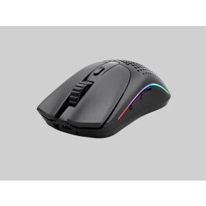 Szögletes nézet a Glorious Model O 2 RGB vezeték nélküli gamer egérről - Glorious