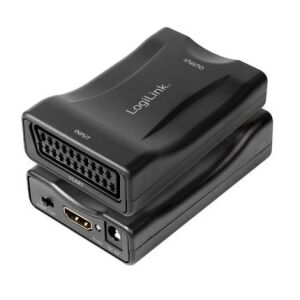 LogiLink Video konverter, Scart/F - HDMI-A/F, 1080p, fekete (CV0160) 135502004 - Logilink