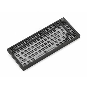 Glorious GMMK Pro 75% billentyűzet alaplap, ISO elrendezés, polikarbonát lemez, ferde nézet - Glorious