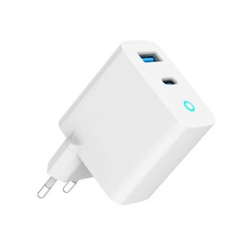 GEMBIRD 2-port 30W GaN USB fast charger (TA-UC-PDQC30L-W-01) 139523187 - Gembird