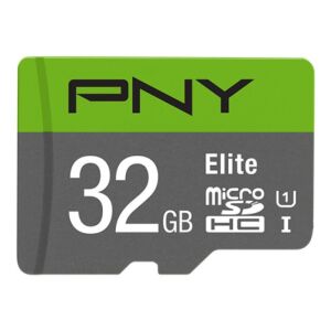 PNY Elite 32GB MicroSDHC memóriakártya közelről - PNY