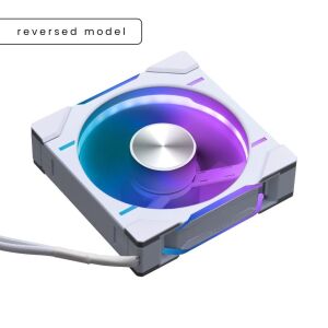 Ventilátor PHANTEKS  D30 PWM reverse Airflow D-RGB L 12cm, Fehér (PH-F120D30R_DRGB_PWM_WT01) 136100009 - Phanteks